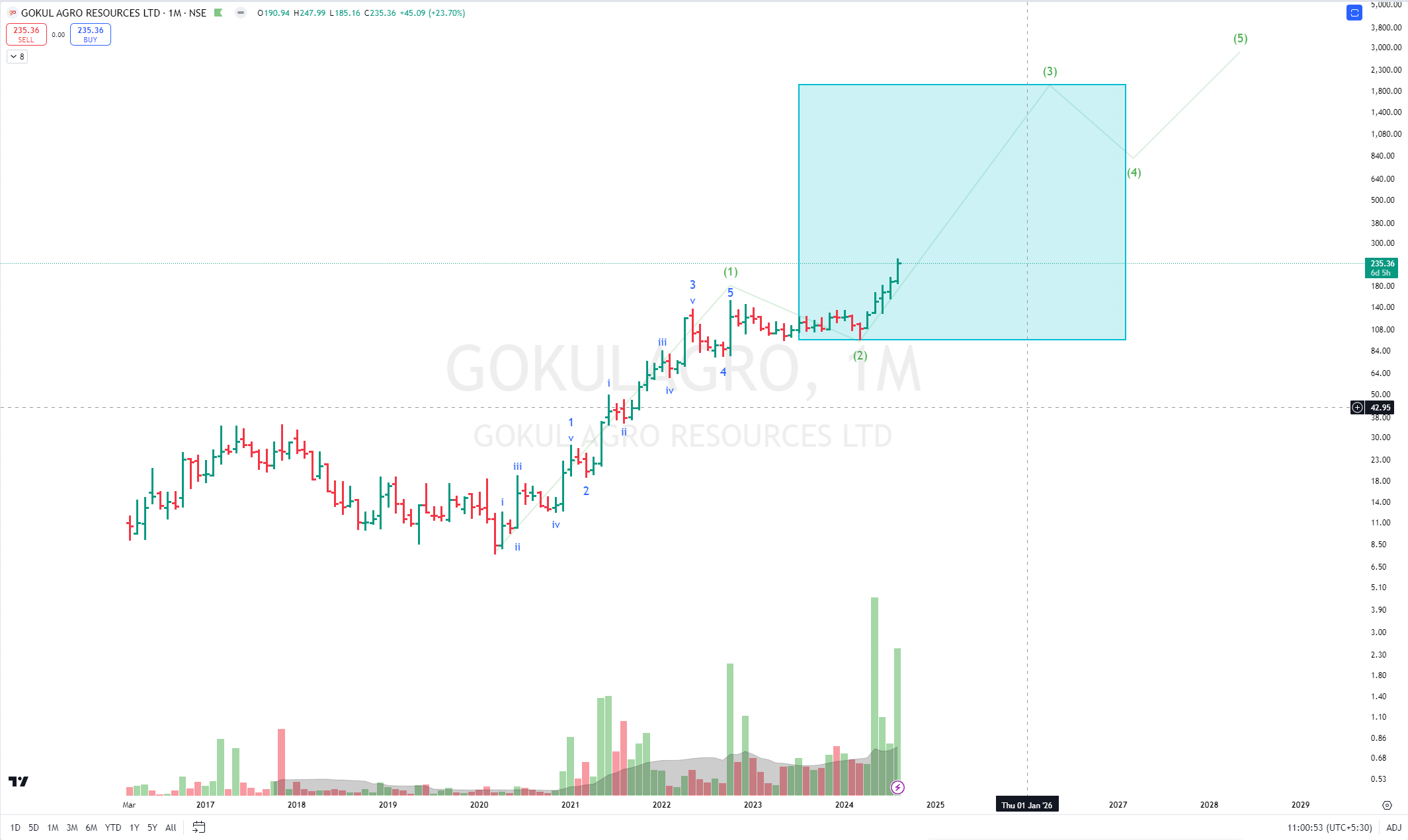 gokulagro elliott wave